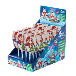 Снеговик леденец (фасовка 17г) (Ленко) 30