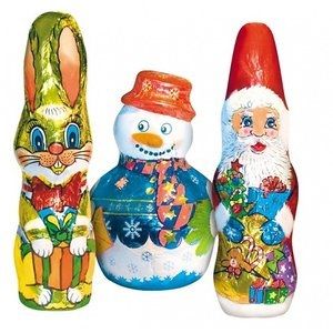 Новогодний микс шоколадная фигурка (фасовка 40г) (Канди) 28