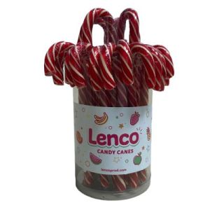 Трость леденец со вкусом клубники (фасовка 28г) (Ленко) 30