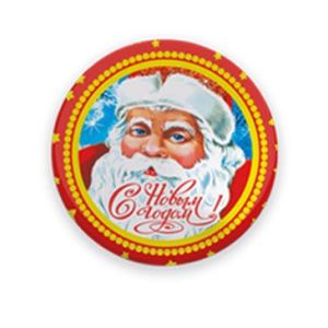 НГ Медали Дед Мороз (фольга) (Шоколадный Кутюрье) 2,1