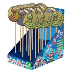 Змейка с росписью леденец на палочке (фасовка 35г) (Ленко) 15