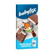 BabyFox шоколад плитка тонкая (фасовка 90г) (Бэбифокс) (КДВ) 14