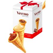 Verno Вафельный рожок вкус шоколада в коробочке (фасовка 130г) (Верно) (АНТ) 12