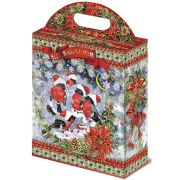 Коробка Снегири-озорники переплет (до 2200г) (МСУПК) 50
