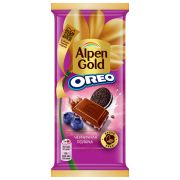 Alpen Gold молочный Орео черника (фасовка 85г) (Альпен Голд) 19