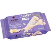 Трубочки (фасовка 185г) OZera с Кокосом в белом шоколаде (КДВ) 12