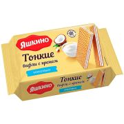 Вафли Тонкие (фасовка 144г) с Кокосовым кремом (КДВ) 26