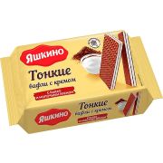 Вафли Тонкие (фасовка 144г) с Какао и молочным кремом (КДВ) 26