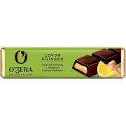 Батончик OZera горький Lemon & Ginger (Лимон-имбирь) (фасовка 50г) (КДВ) 20