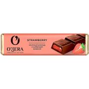 Батончик OZera молочный Strawberry (Клубника) (фасовка 50г) (КДВ) 20