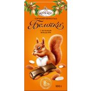 Белочка горький с Цельным миндалем (фасовка 100г)(Крупской) 15
