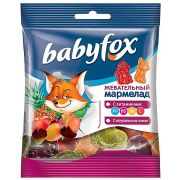 Мармелад жевательный BabyFox бегемоты (фасовка 30г) (БэбиФокс) (КДВ) 90