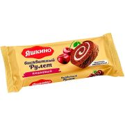 Рулет Яшкино Вишневый (фасовка 200г) (КДВ) 14