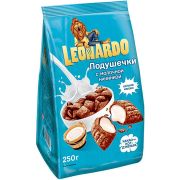 Leonardo Подушечки Молочные (фасовка 250г) (КДВ) 10