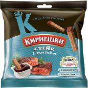 Кириешки (фасовка 85г) Стейк с соусом барбекю (КДВ) 30