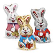 Веселый кролик шоколадная фигурка (фасовка 50г) (Зол.Правило) 16