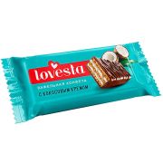 Lovesta вафельная конфета с кокосовым кремом (Ловеста) (КДВ) 1,5